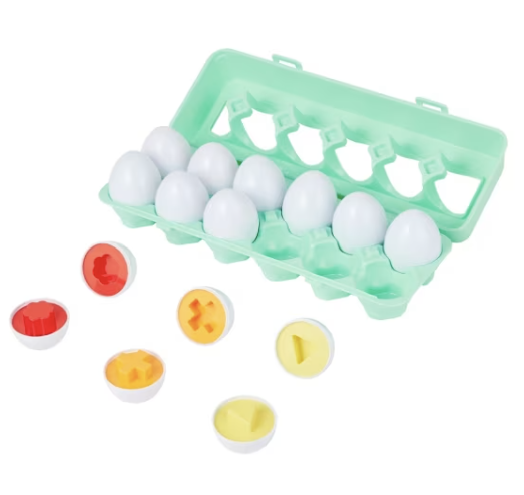 13 Piece Play and Learn Matching Eggs